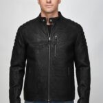 Fiery Black Leather Jacket