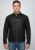 Fiery Black Leather Jacket