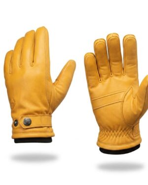 Full grain leather gloves